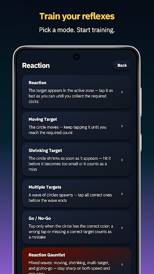 Reaction Time Test: NeuroDash Screenshot 2