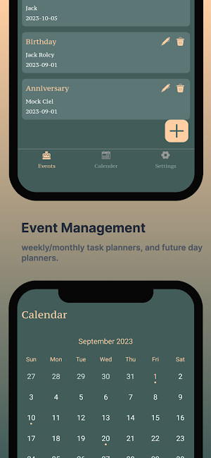 Events & Calendar Planner Screenshot 3