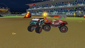 Monster Truck 3D Demolish Game Screenshot 2