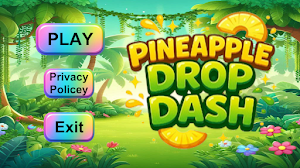 Pineapple Drop Dash Game Screenshot 0