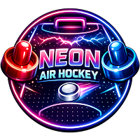Neon Air Hockey - Offline Ai