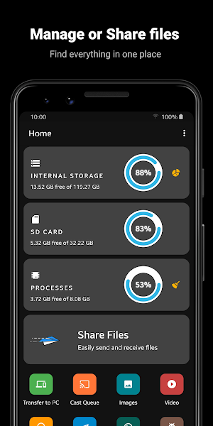 Bharat File Manager. Share files, Boost RAM & more Screenshot 0