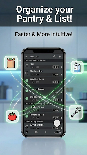 Grocery List - StockListX Screenshot 2