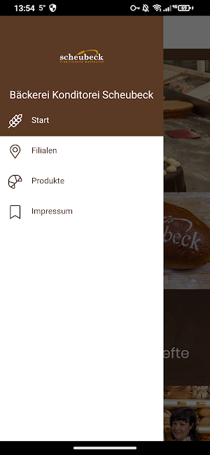 Bäckerei Konditorei Scheubeck Screenshot 2