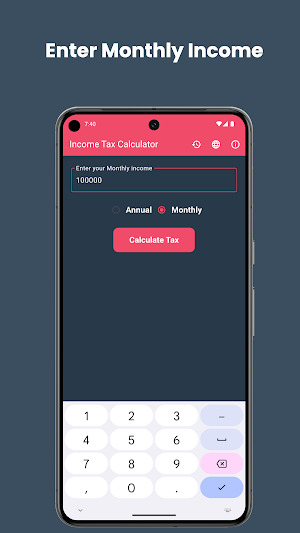 Income Tax Calculator 2024-25 Screenshot 2