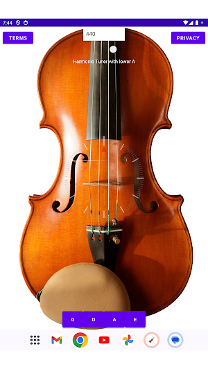 Harmonic Violin Tuner Screenshot 2