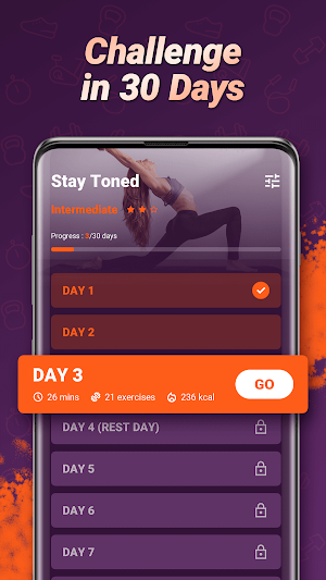 Her Workout- Shape Body Screenshot 1