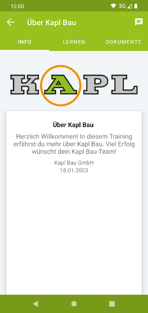 Kapl Bau GmbH Screenshot 1
