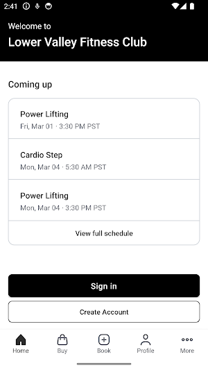 Lower Valley Fitness Club - WA Screenshot 1