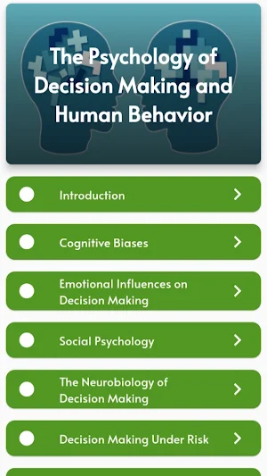 Psychology of Decision Making Screenshot 0