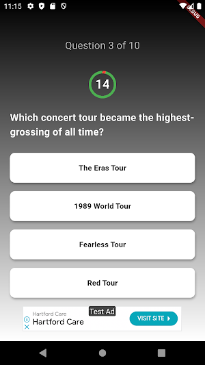 Taylor Swift Quiz Trivia Screenshot 3