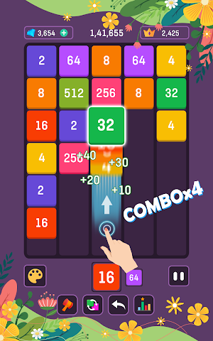 Number Drop: Block Merge Games Screenshot 1