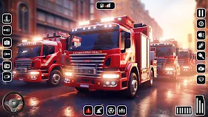 Fire Truck Game:US Firefighter Screenshot 0