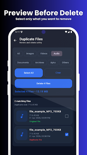 Duplicate File Remover–Cleaner Screenshot 3