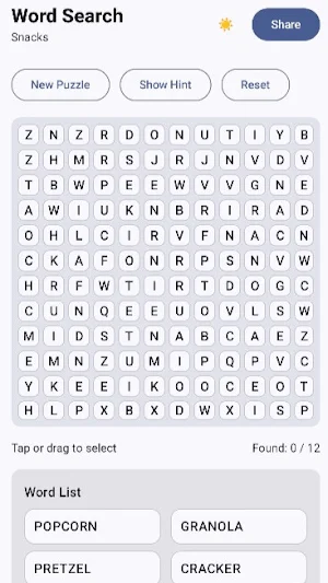 Word Search Screenshot 0