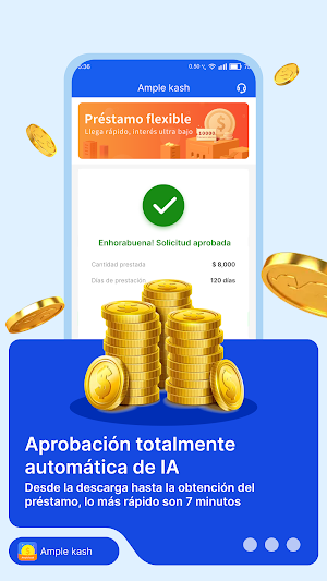 Ample kash: Préstamos en línea Screenshot 2