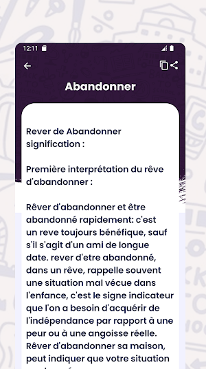 Dictionnaire des rêves Screenshot 2
