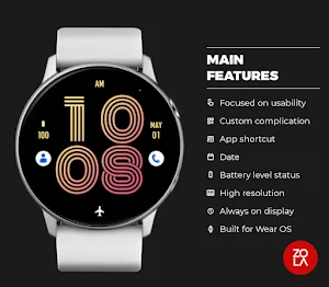 Beauty Peach Watch Face Screenshot 1