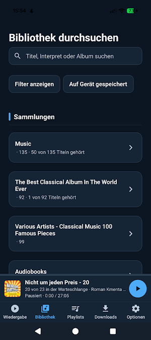 AudioCheck Audiobook Player Screenshot 2