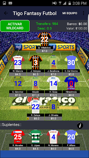 Fantasy Futbol El Salvador Screenshot 2