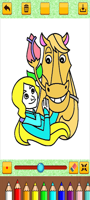 Horse Coloring Screenshot 3