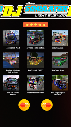 Bus Simulator Dj Light Bus Mod Screenshot 3