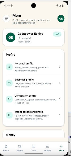 EgaCard Screenshot 2