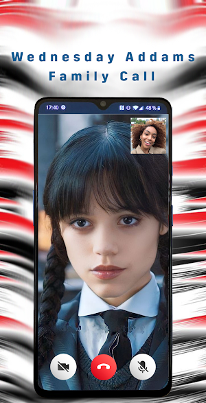 Wednesday Addams Family Call Screenshot 3