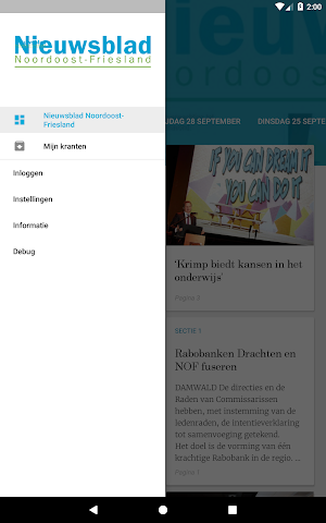 Nieuwsblad Noordoost Friesland Screenshot 1