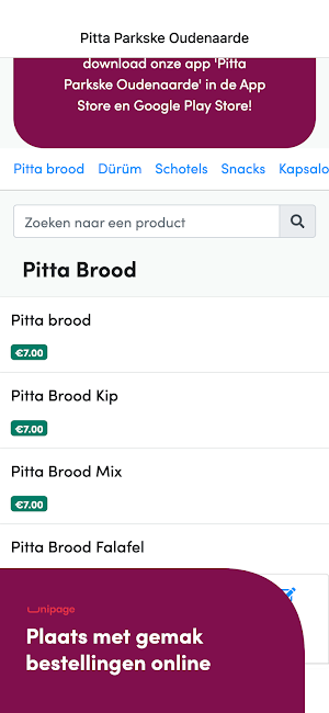 Pitta Parkske Oudenaarde Screenshot 0