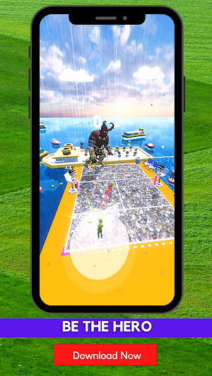 Tennis Superhero Battle Screenshot 2