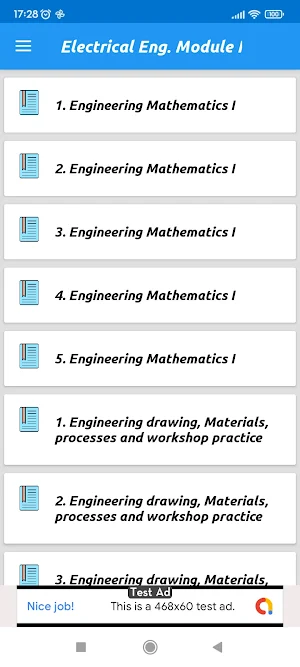 Electrical Eng. Module I Screenshot 3