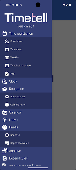 Timetell Online Screenshot 0