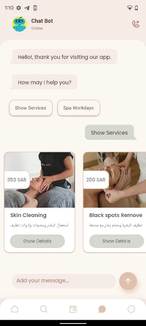 Farasha SPA Screenshot 2