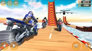 Mega Ramp Impossible Tracks Stunt Bike Rider Games Screenshot 3