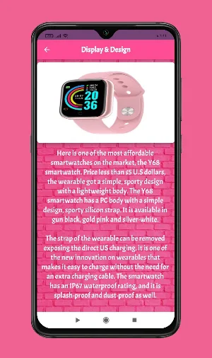 Y68 Fitpro Smart Watch Guide Screenshot 2