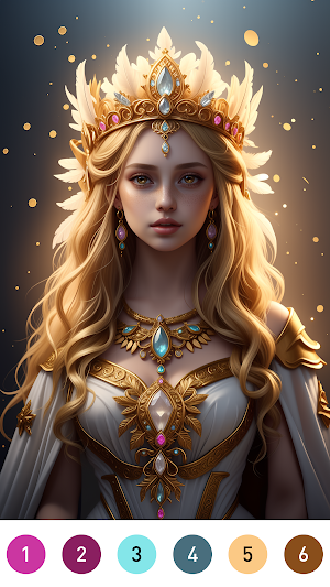 Beauty Color by number game Screenshot 3