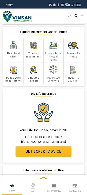 Vinsan Wealth Screenshot 2