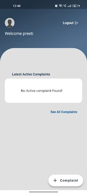 Citizen Complaint App Screenshot 1