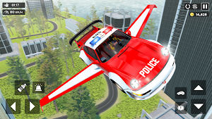 Real Police Flying Car Game 3D Screenshot 1