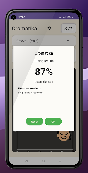 Cromatika, voice tuner Screenshot 3