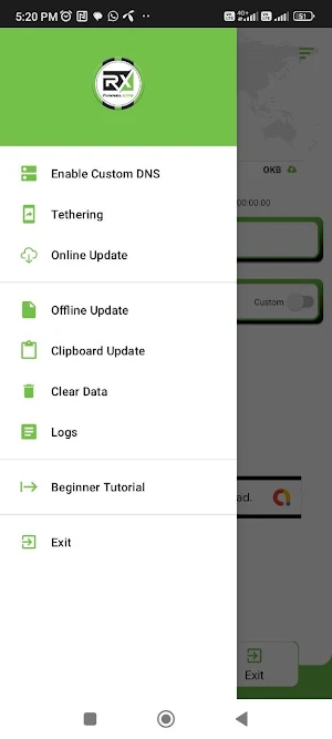 RX TUNNEL LITE Screenshot 2
