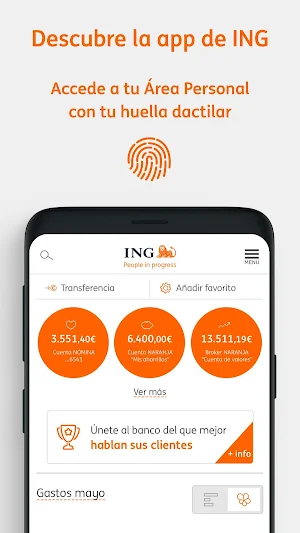 ING España. Banca Móvil Screenshot 2