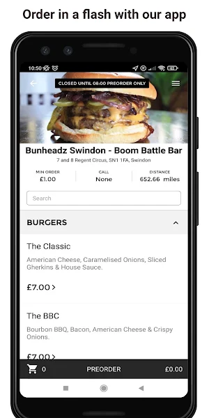 Bunheadz Web Ordering Screenshot 0