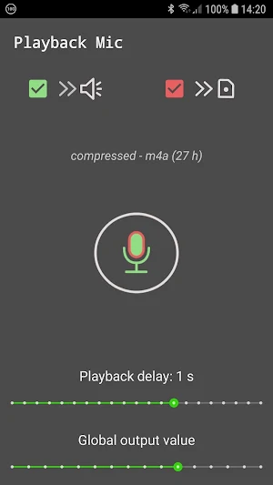 Playback Mic - Microphone with monitoring Screenshot 2