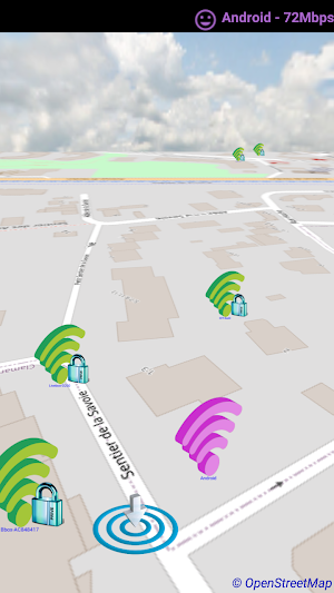 WiFi AR - open wifi seeker Screenshot 1