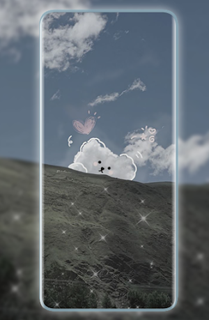 cute cloud walpaper Screenshot 1