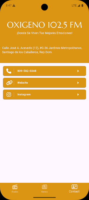 Oxigeno 102.5 FM Screenshot 3