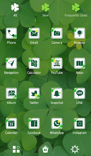 Shamrock Clovers Theme +HOME Screenshot 2