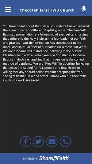 Checotah First FWB Church Screenshot 2